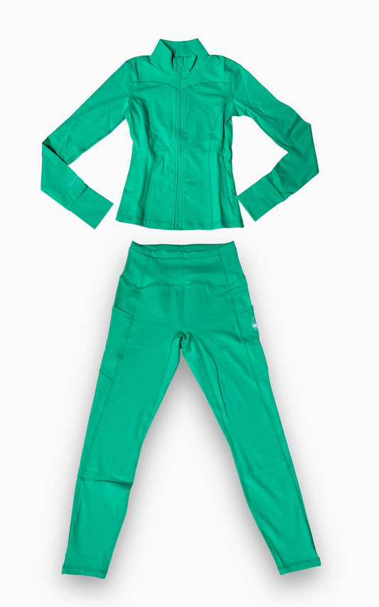 Emerald Elegance Fitness Set