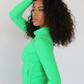 Emerald Elegance Women's Activewear Jacket