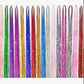 Fairy Tale Hair Tinsel Variety Pack – 10 Sparkling Colors, 2200+ Heat-Resistant Strands